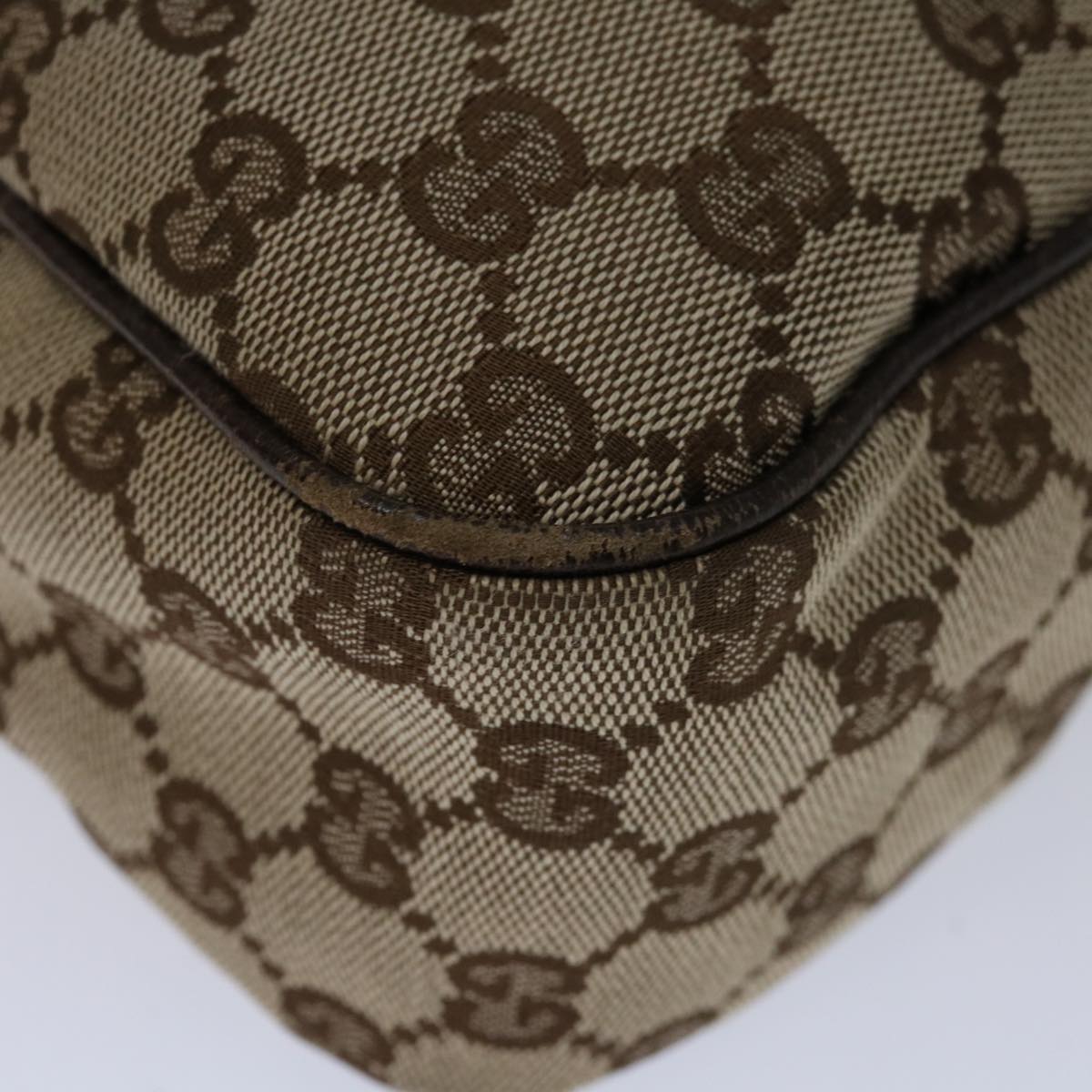 Gucci Gg Canvas Brown Canvas Shoulder Bag ( )
