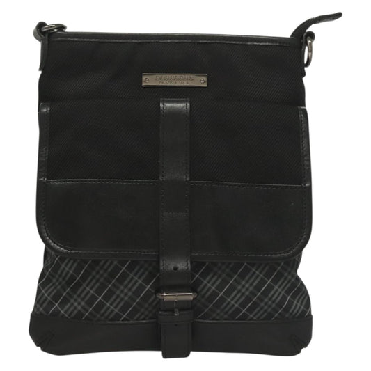 Burberry Nova Check Black Nylon Shoulder Bag ( )