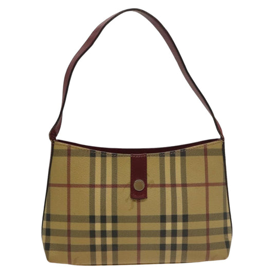 Burberry Nova Check Beige Canvas Shoulder Bag ( )