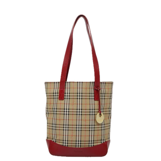 Burberry Nova Check Beige Canvas Tote Bag ( )
