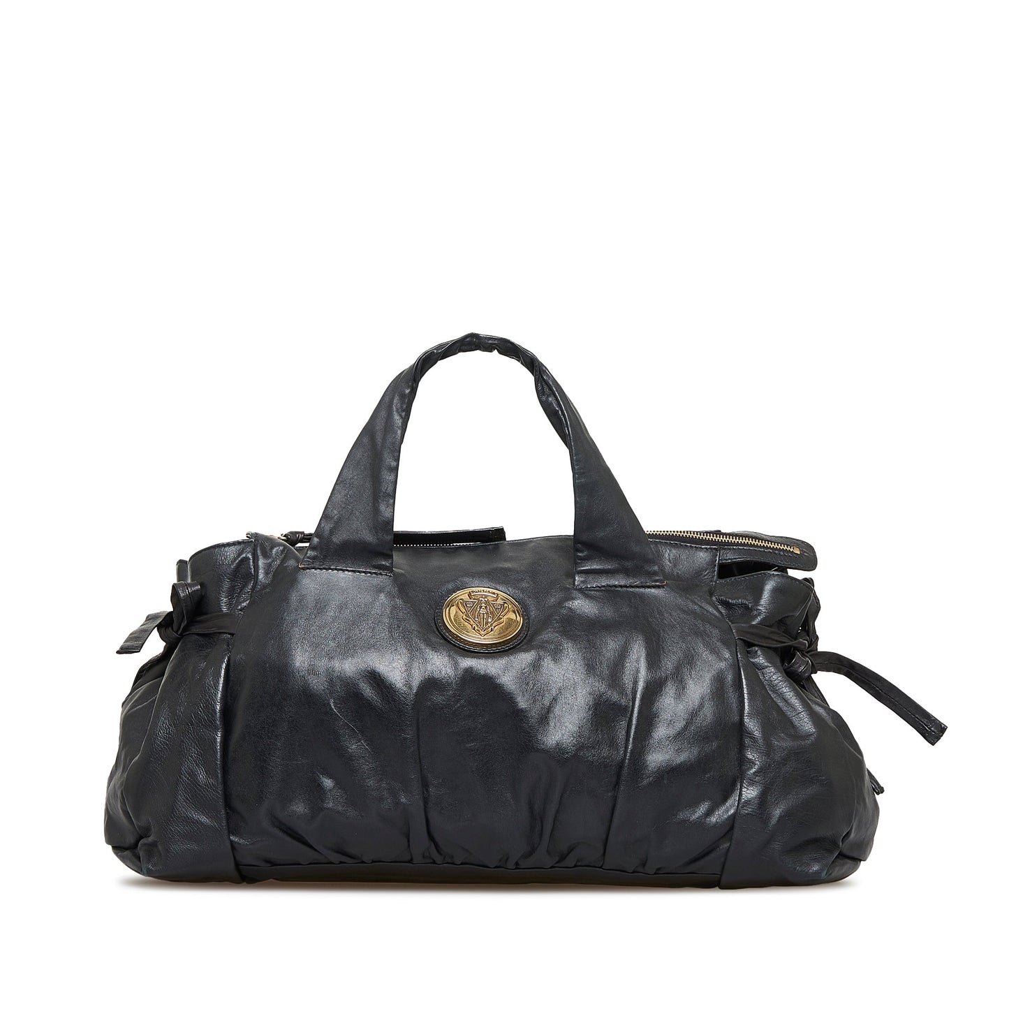 Gucci Black Leather Tote Style 15