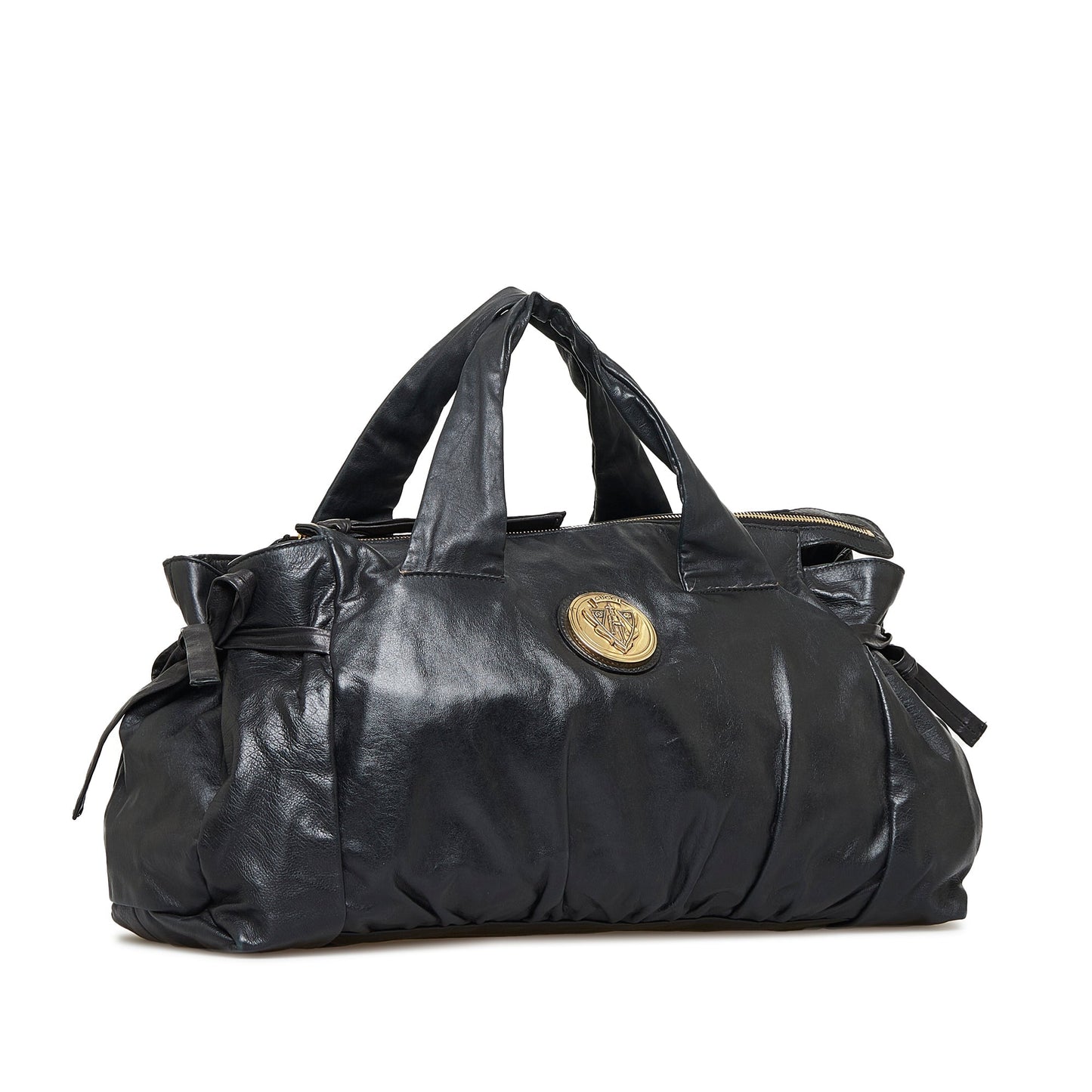 Gucci Black Leather Tote Style 15