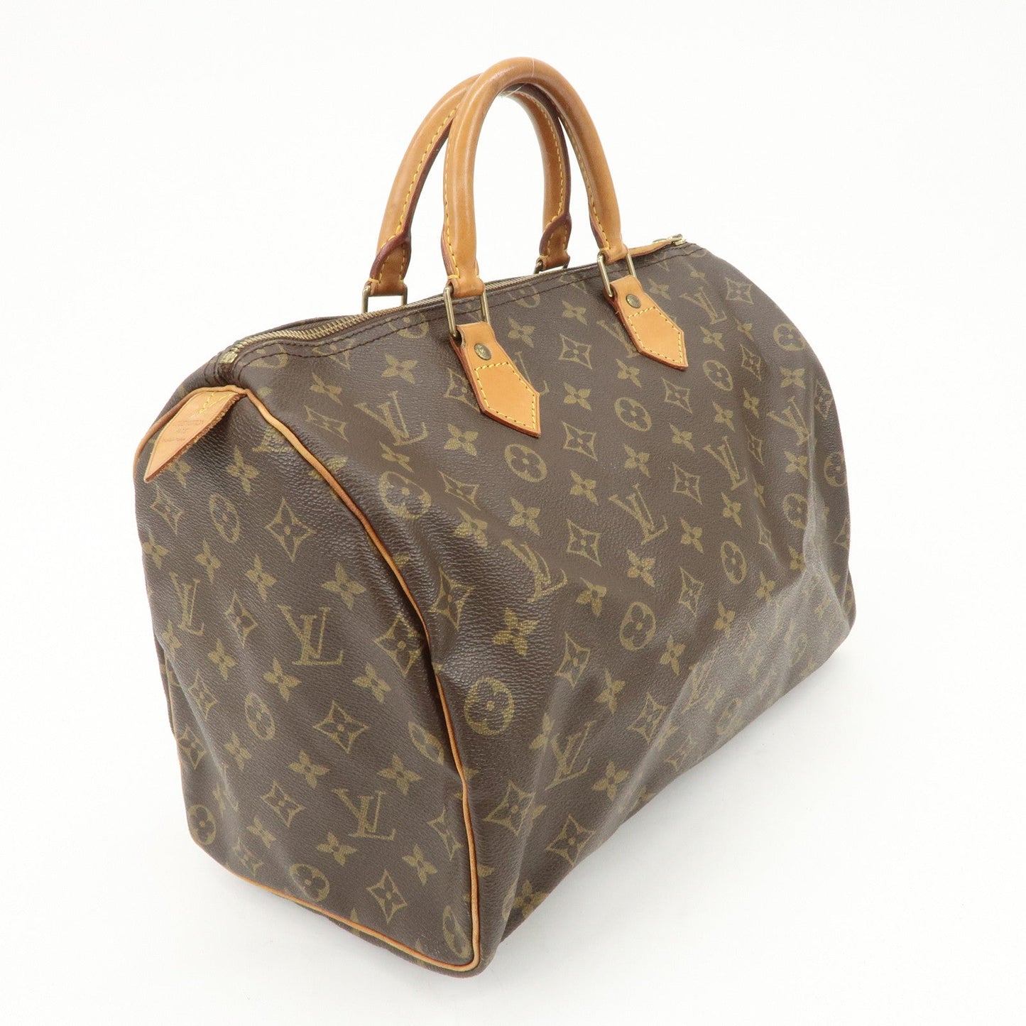 Louis Vuitton Monogram Canvas Speedy 35 Boston Bag Hand Bag M41524