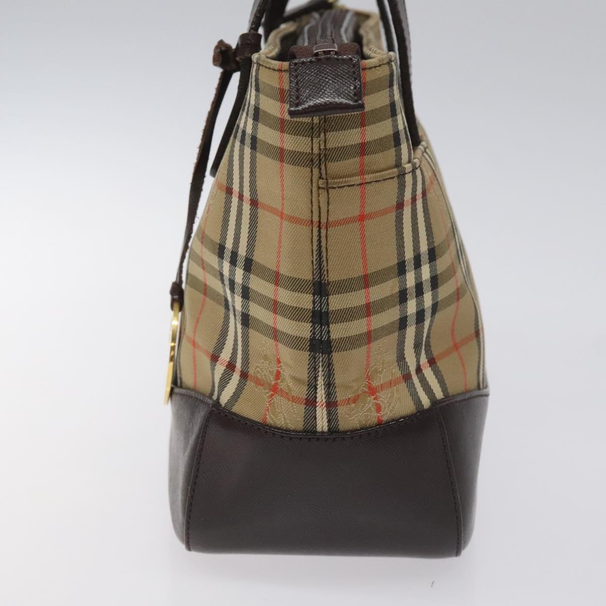 Burberry Nova Check Beige Canvas Tote Bag ( )