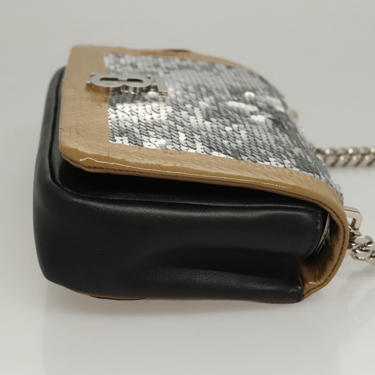 Burberry Lola Silver Leather Shoulder Bag ( )