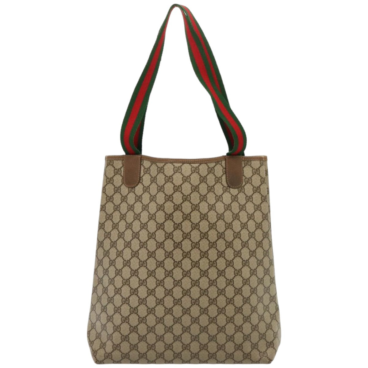 Gucci Leather Canvas Tote