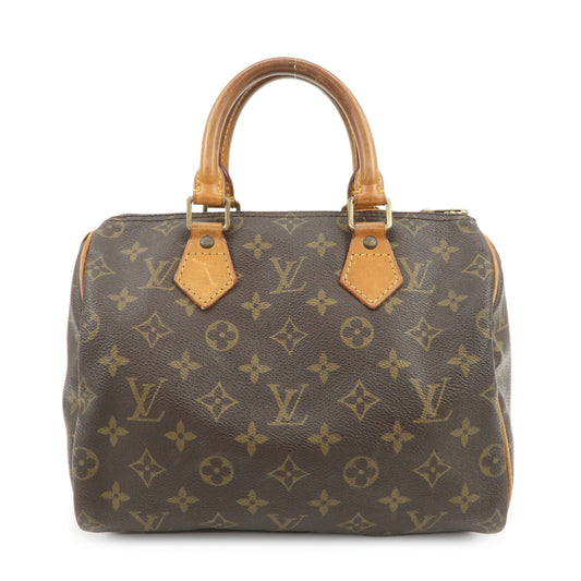 Louis Vuitton Monogram Speedy 25 Boston Bag Hand Bag Brown M41528