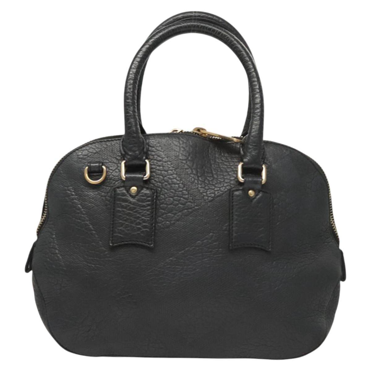 Burberry Orchad Black Leather Handbag ( )
