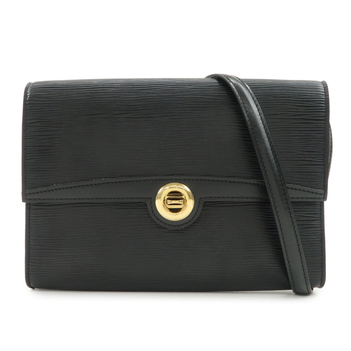 Louis Vuitton Epi Leather Arche Shoulder Crossbody Bag Noir M52572