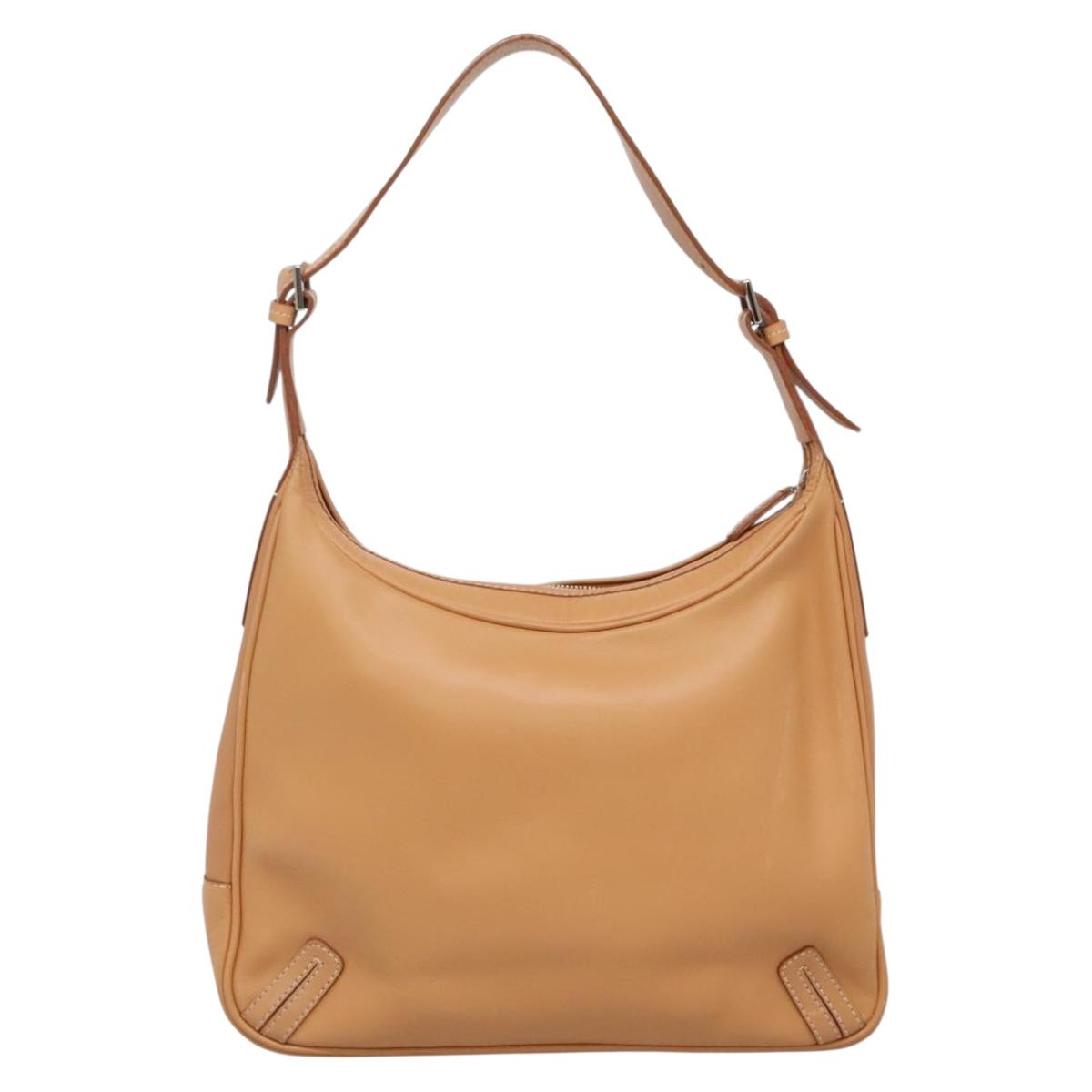 Burberry Nova Check Beige Leather Shoulder Bag ( )