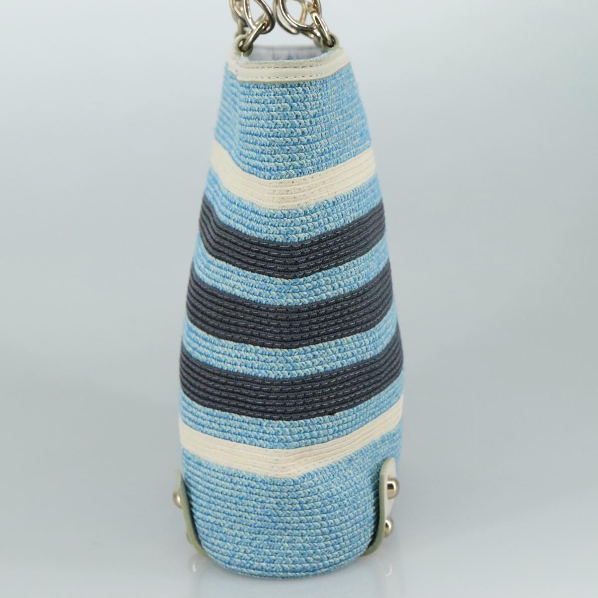 Burberry Blue Wicker Shoulder Bag ( )