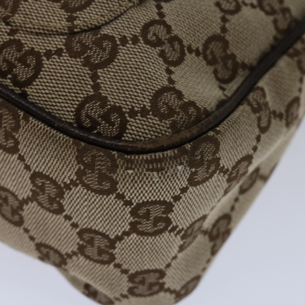 Gucci Gg Canvas Brown Canvas Shoulder Bag ( )