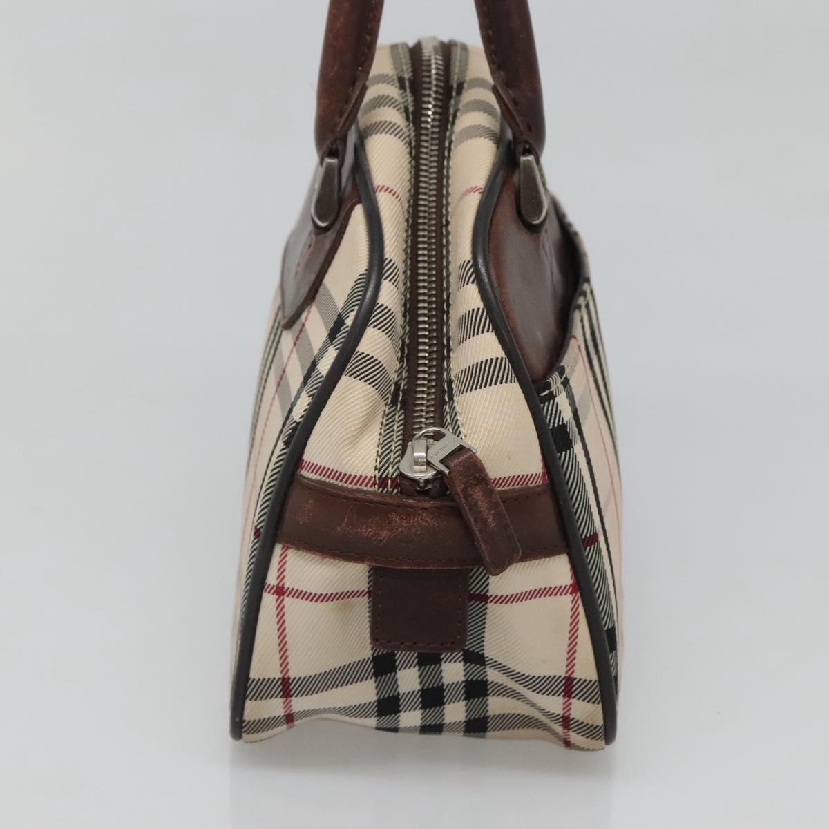 Burberry Nova Check Beige Canvas Handbag ( )