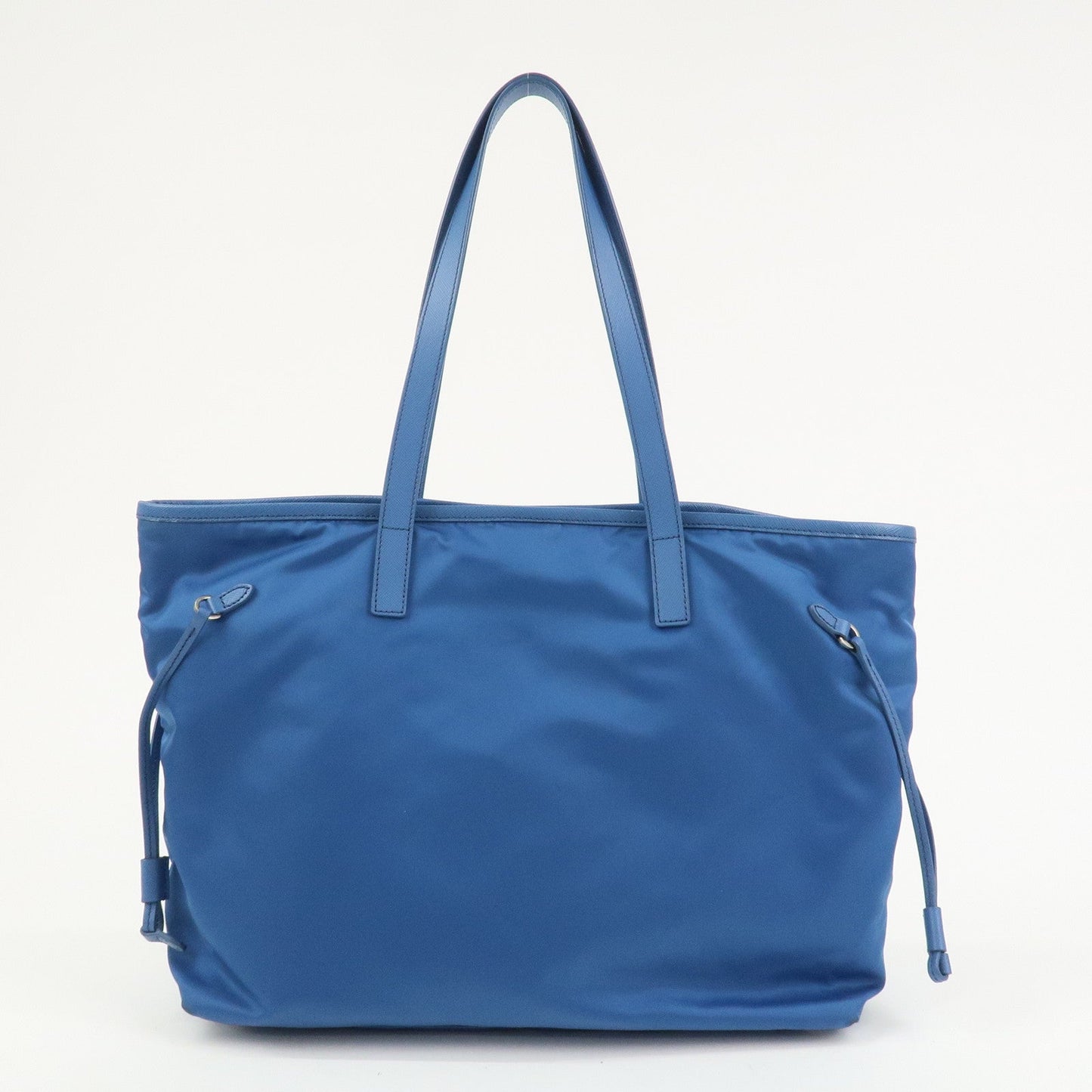 PRADA Triangle Logo Nylon Saffiano Leather 2Way Hand Shoulder Bag