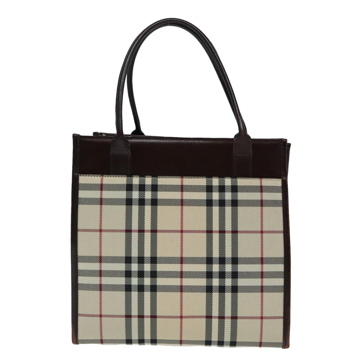 Burberry Nova Check Beige Canvas Tote Bag ( )