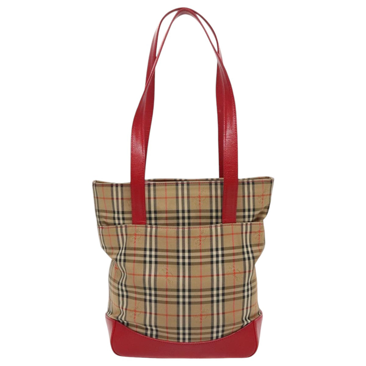 Burberry Nova Check Beige Canvas Shoulder Bag ( )
