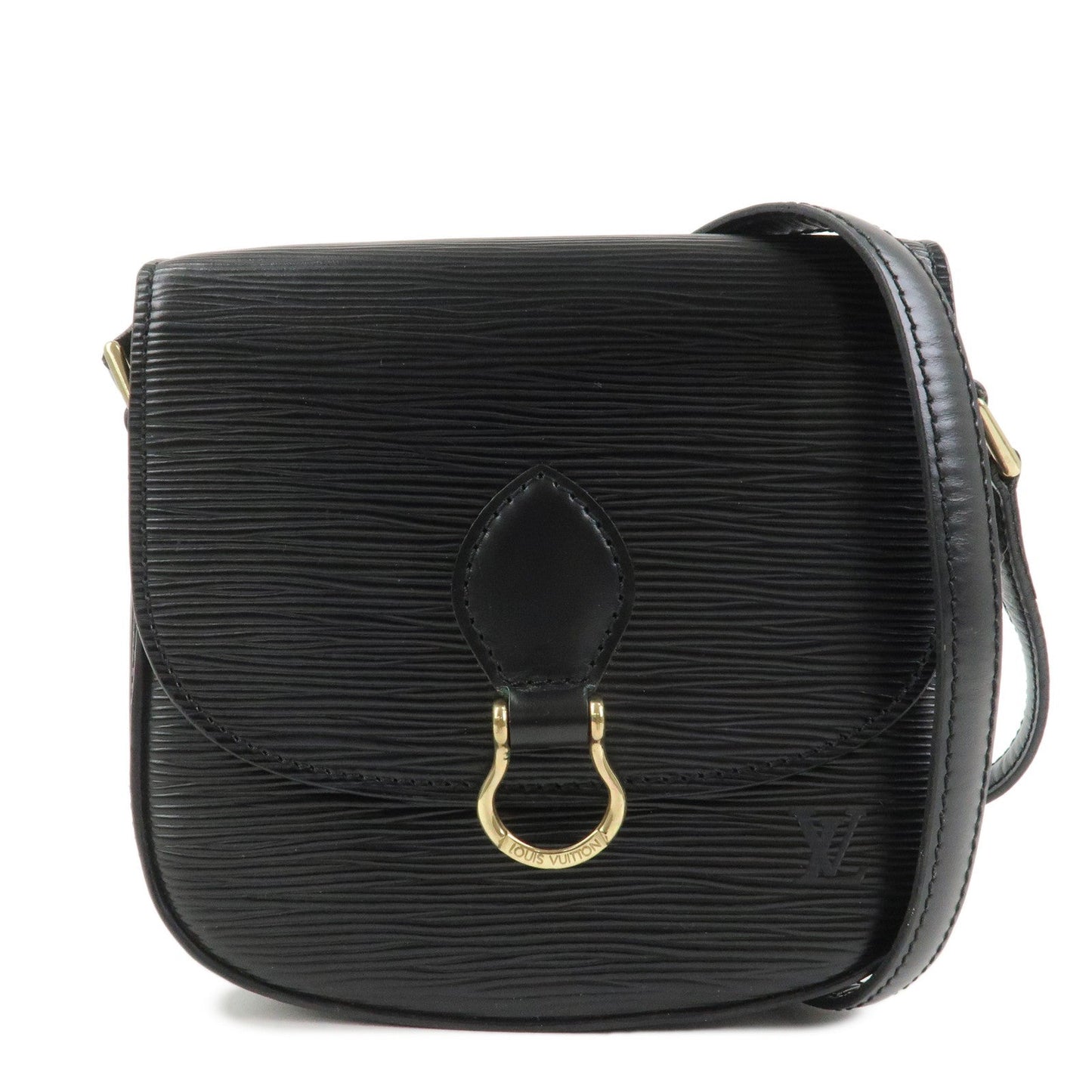 Louis Vuitton Epi Mini Saint Cloud Shoulder Bag Noir Black M52212