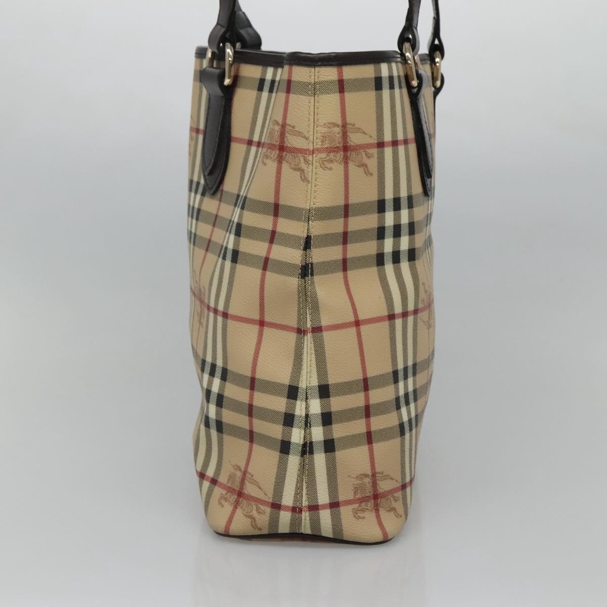 Burberry Nova Check Beige Canvas Tote Bag ( )