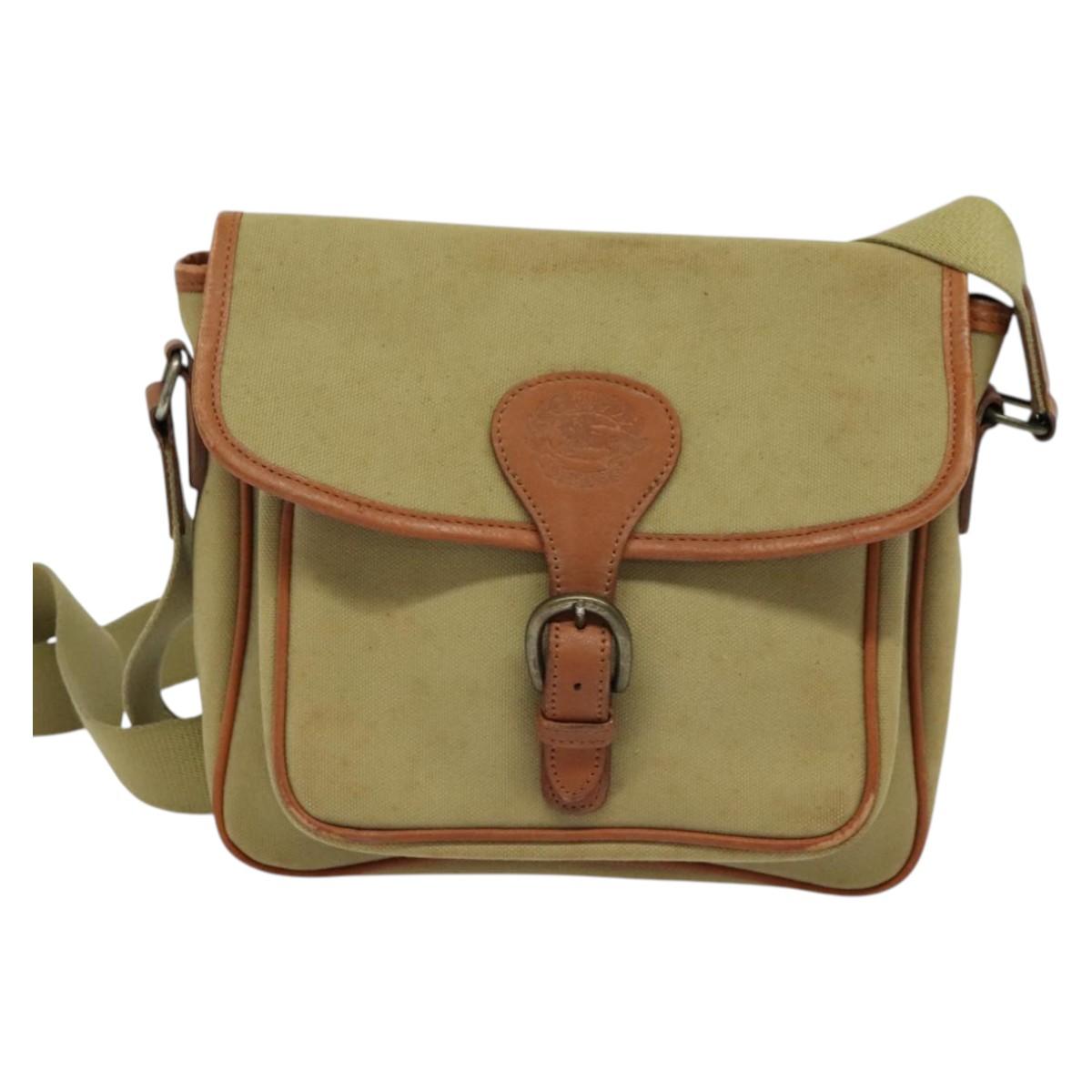 Burberry Nova Check Beige Canvas Shoulder Bag ( )
