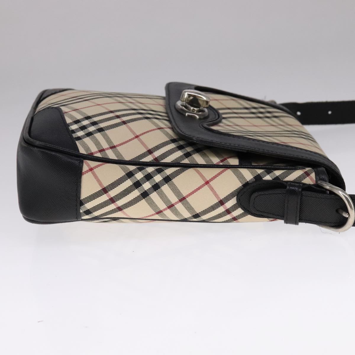 Burberry Nova Check Beige Canvas Shoulder Bag ( )