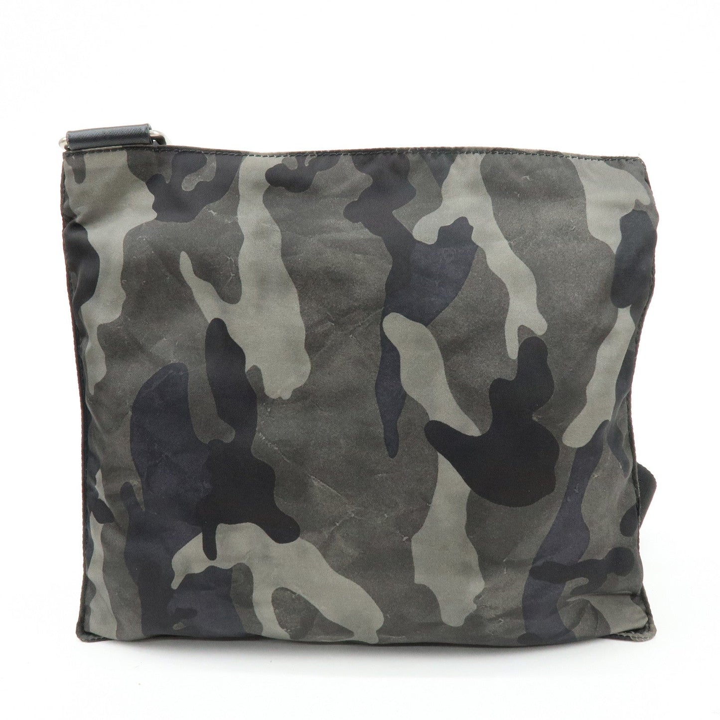 PRADA Triangle Logo Nylon Shoulder Bag Crossbody Bag Camouflage