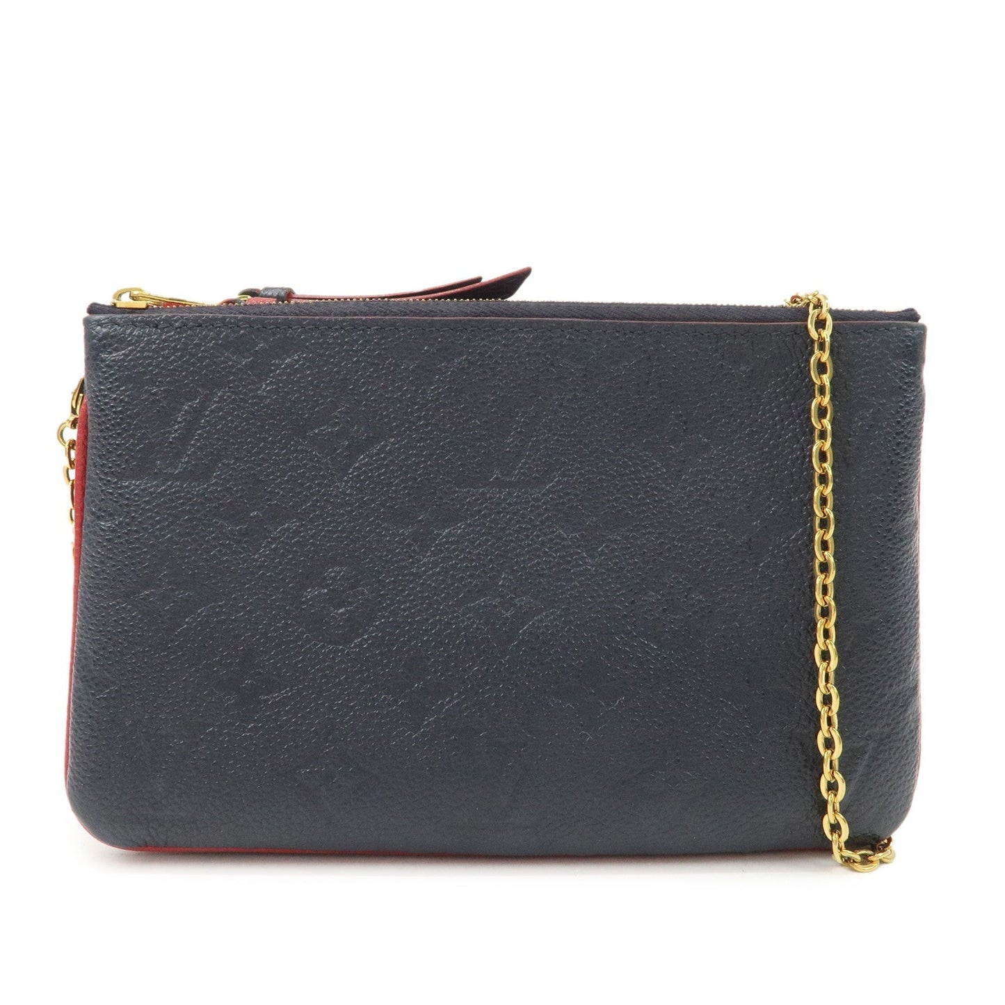 Louis Vuitton Monogram Empreinte Pochette Double Zip M63916