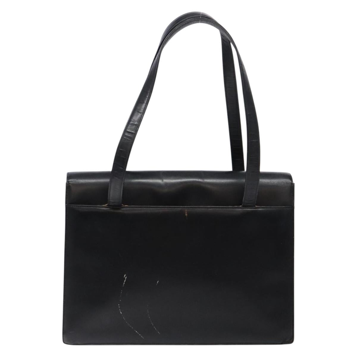 Burberry Black Leather Handbag ( )
