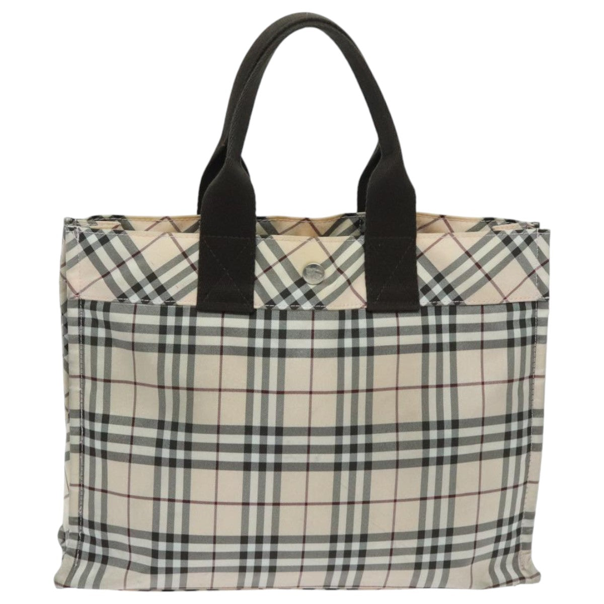 Burberry Nova Check Beige Metal Handbag ( )