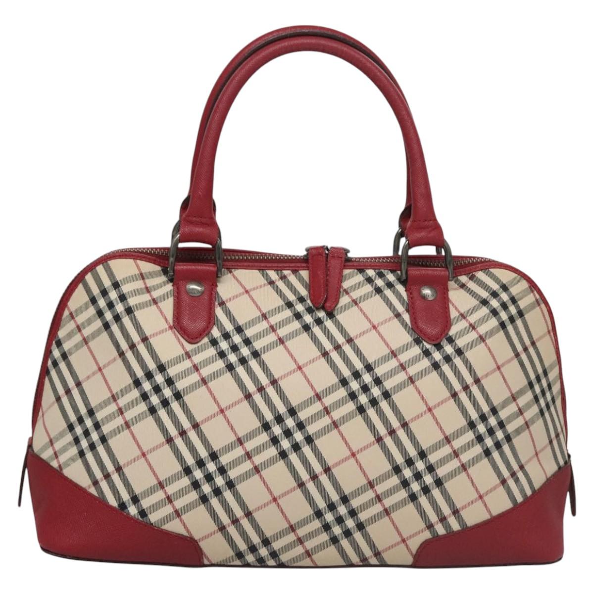 Burberry Nova Check Beige Canvas Handbag ( )