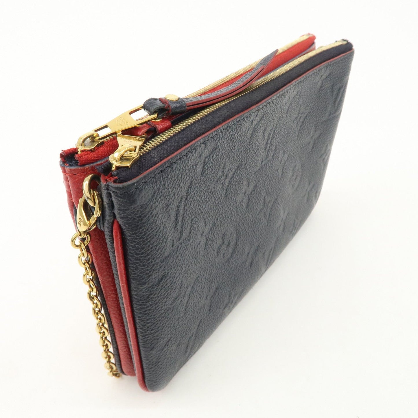 Louis Vuitton Monogram Empreinte Pochette Double Zip M63916