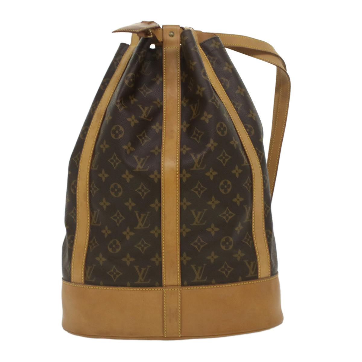 Louis Vuitton Brown Canvas Randonnee shoulder bag