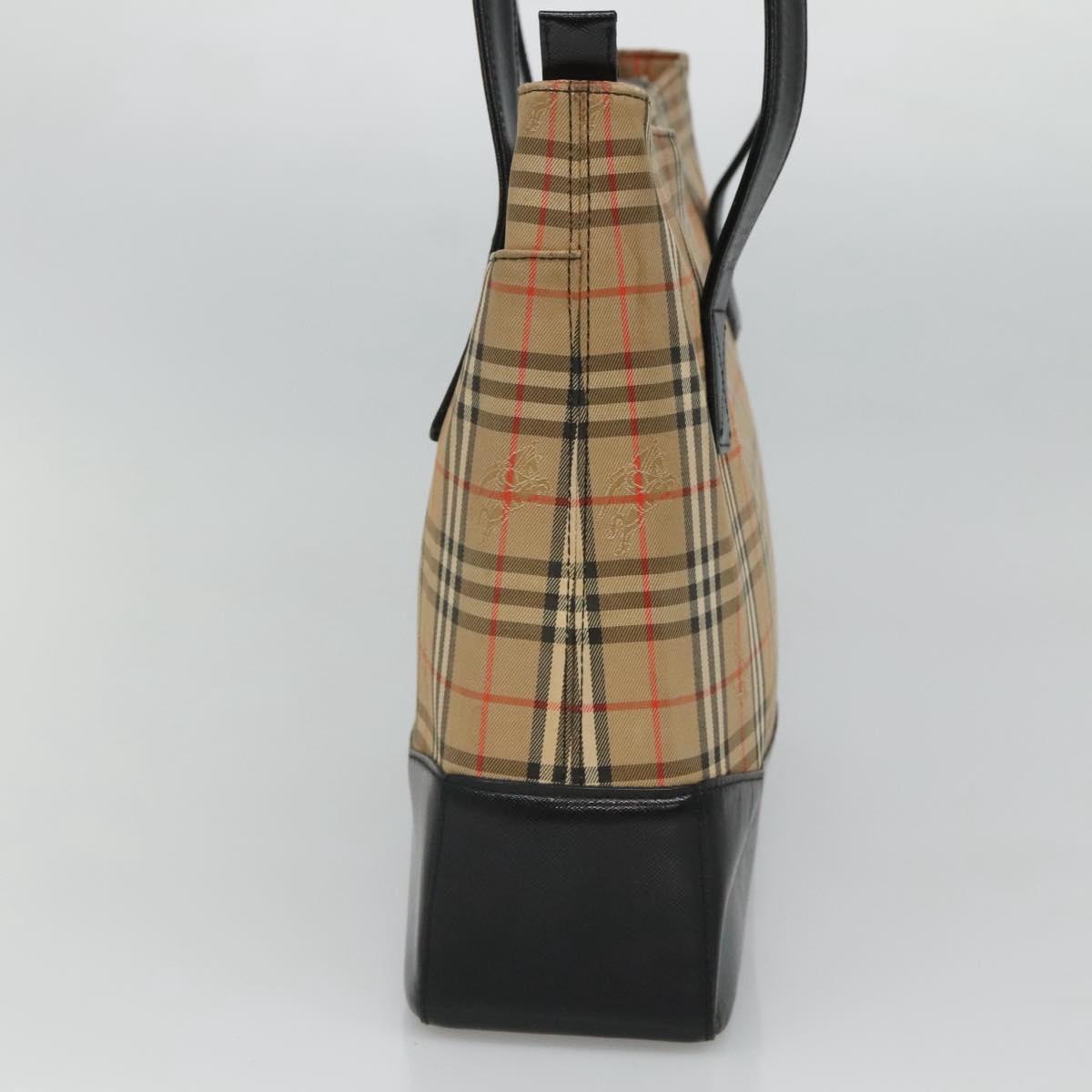 Burberry Nova Check Beige Canvas Tote Bag ( )