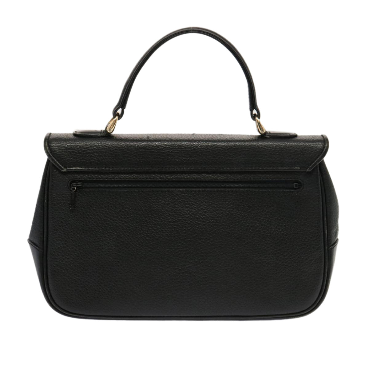 Burberry Vintage Check Black Leather Handbag ( )