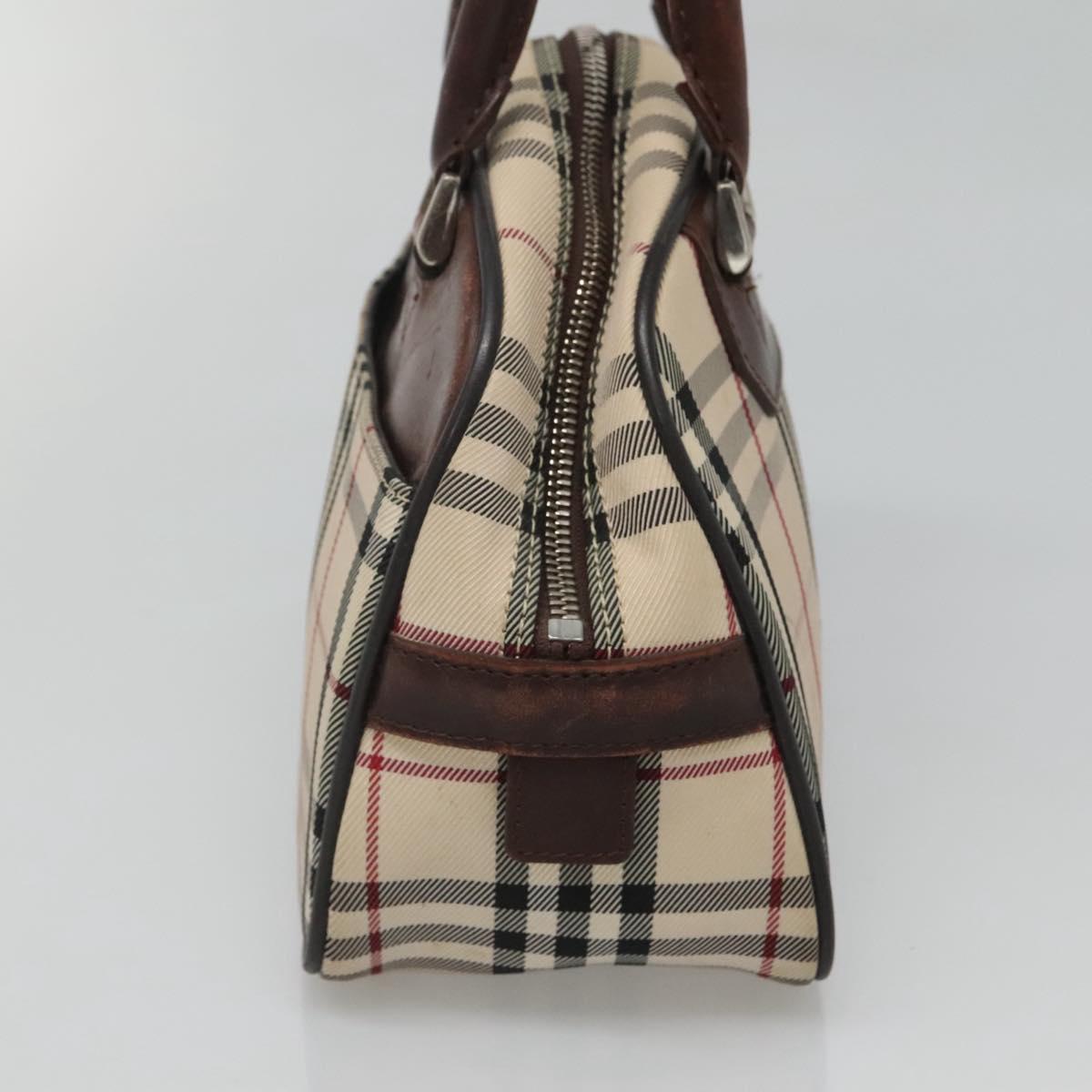 Burberry Nova Check Beige Canvas Handbag ( )