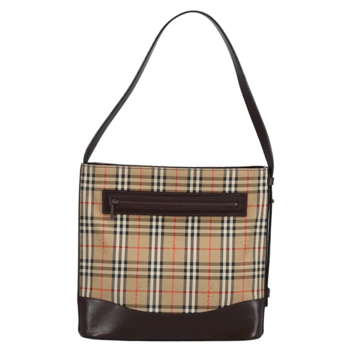 Burberry Nova Check Beige Canvas Shoulder Bag ( )