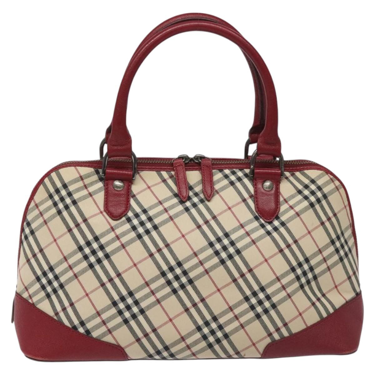 Burberry Nova Check Beige Canvas Handbag ( )