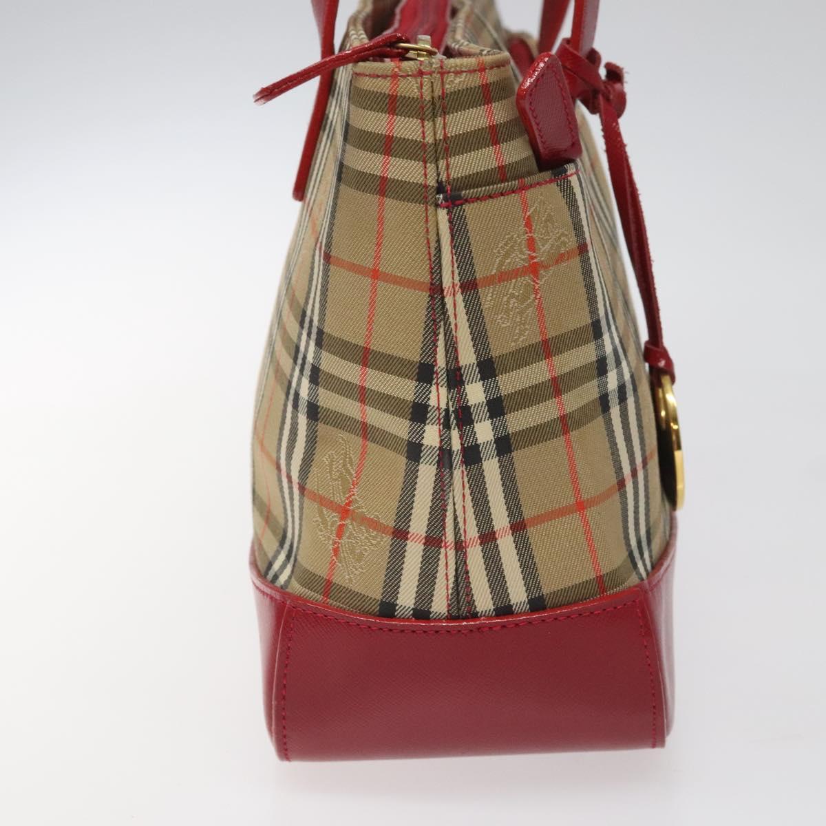 Burberry Nova Check Beige Canvas Handbag ( )