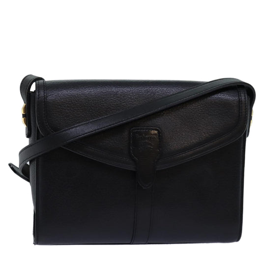 Burberry Black Leather Shoulder Bag ( )