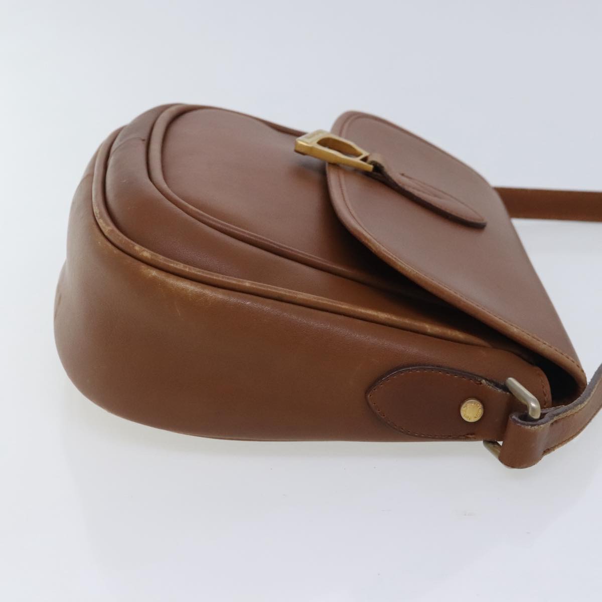 Burberry Brown Leather Shoulder Bag ( )
