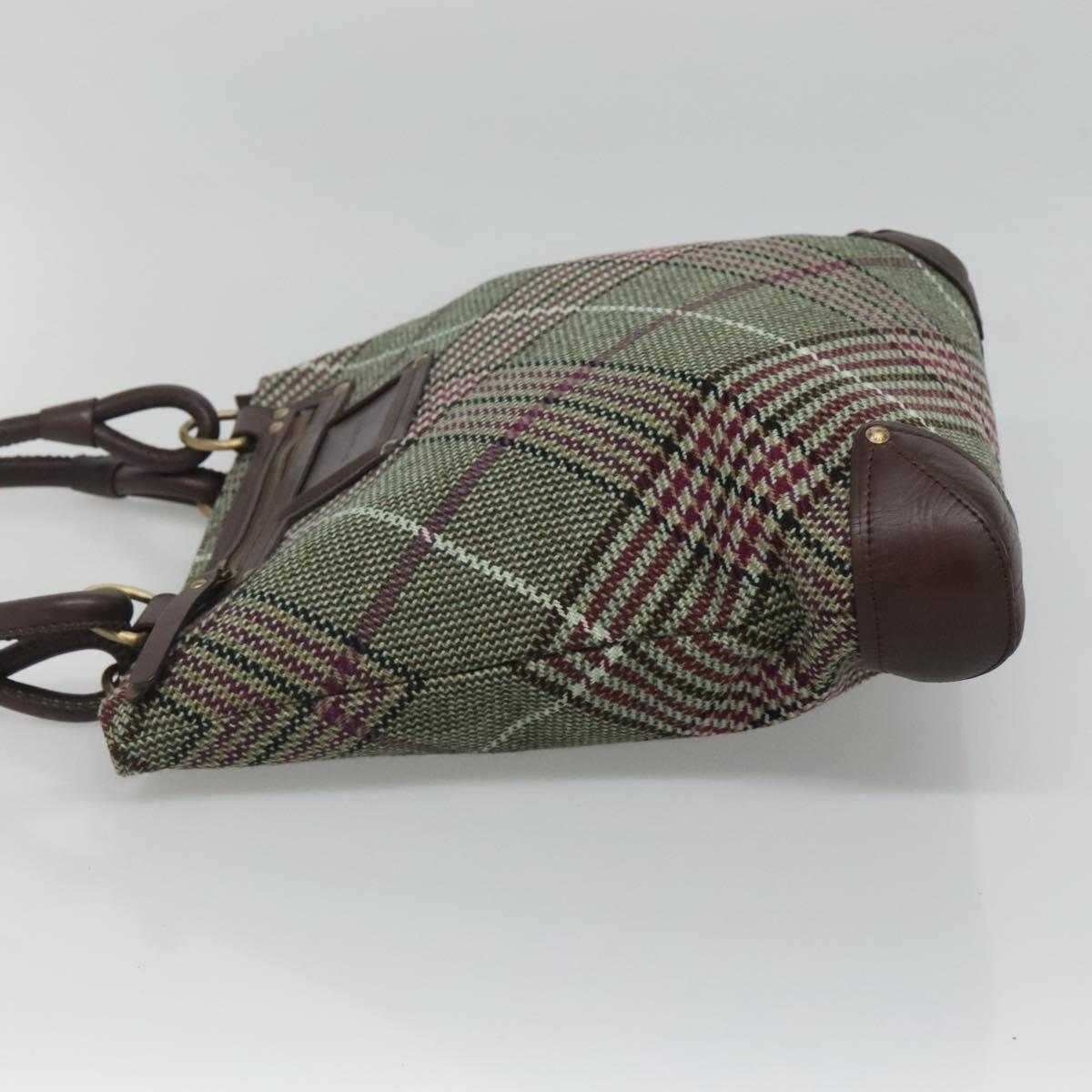 Burberry Green Wool Tote Bag ( )
