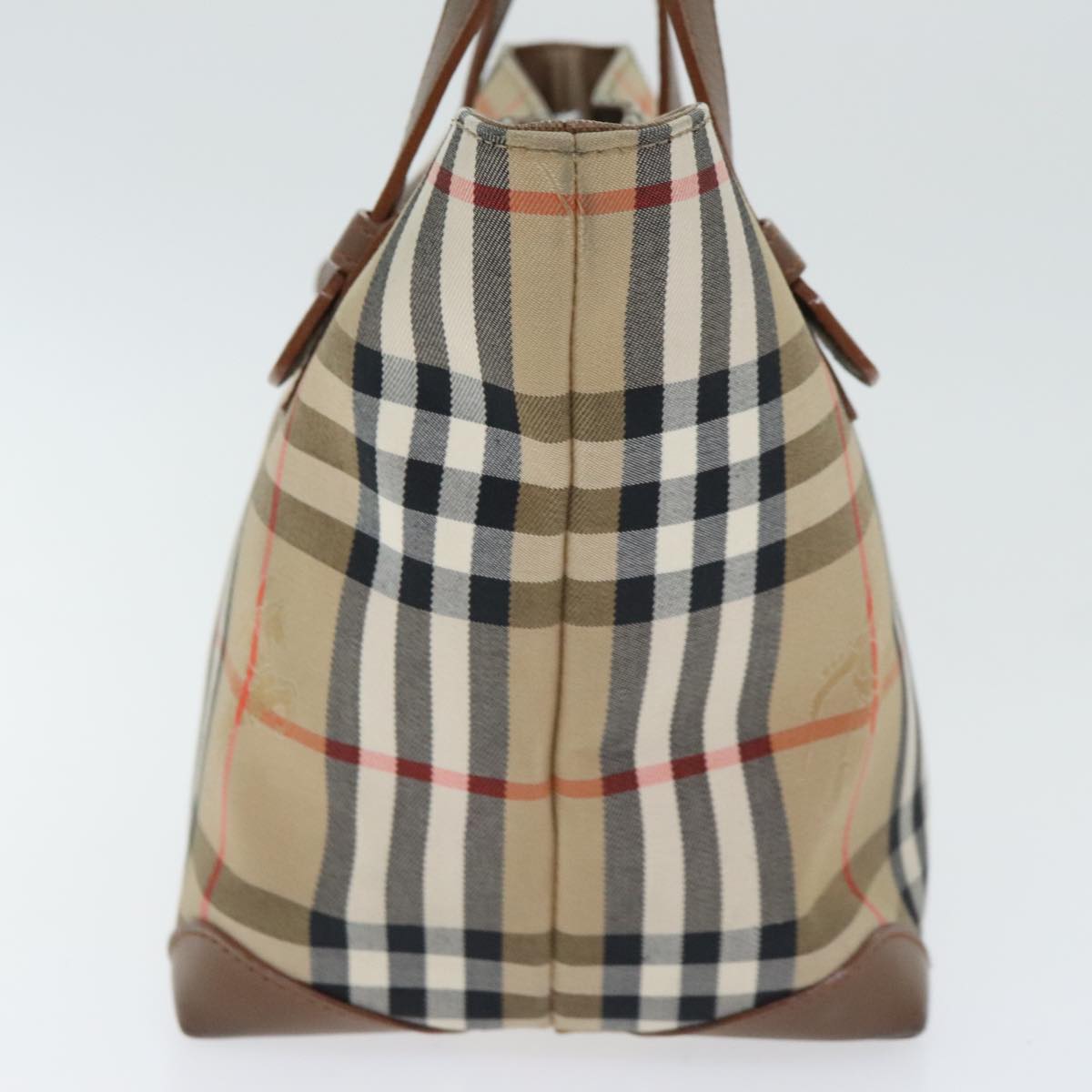 Burberry Nova Check Beige Canvas Tote Bag ( )