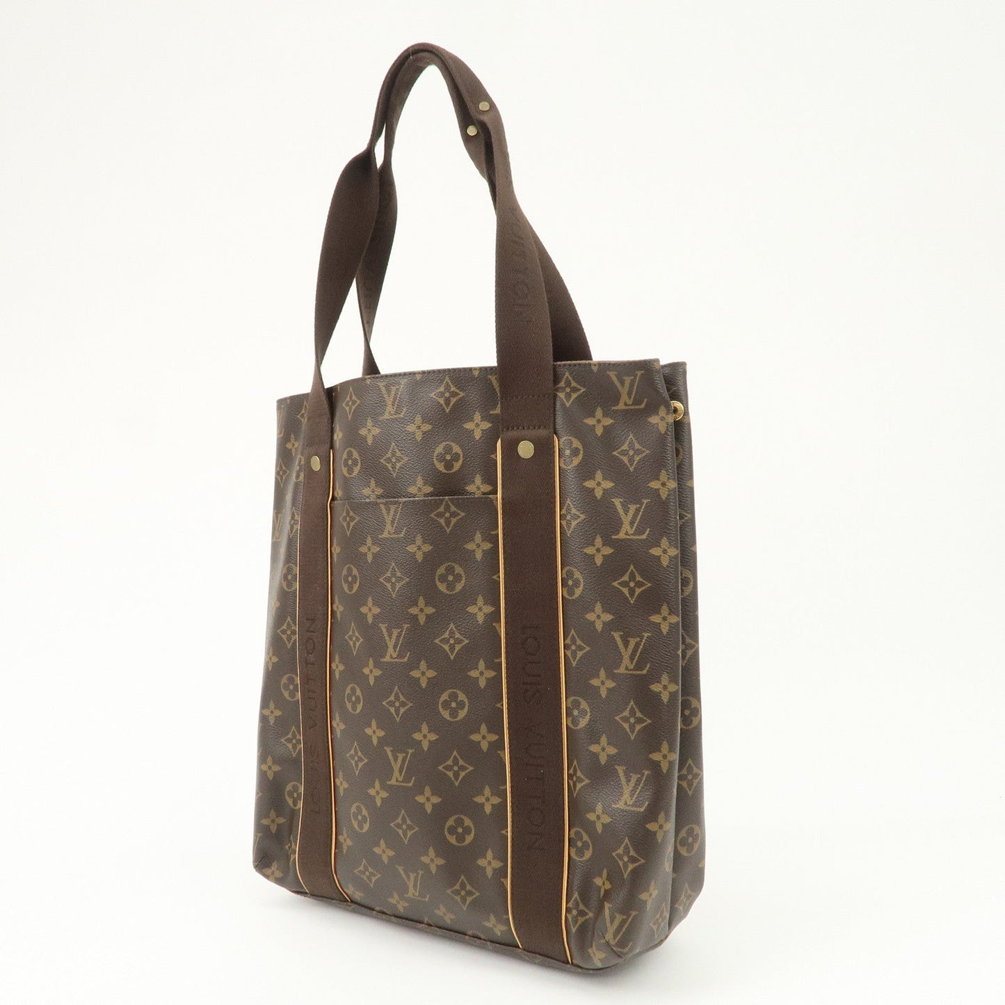 Louis Vuitton Monogram Cabas Beaubourg Tote Bag Brown M53013