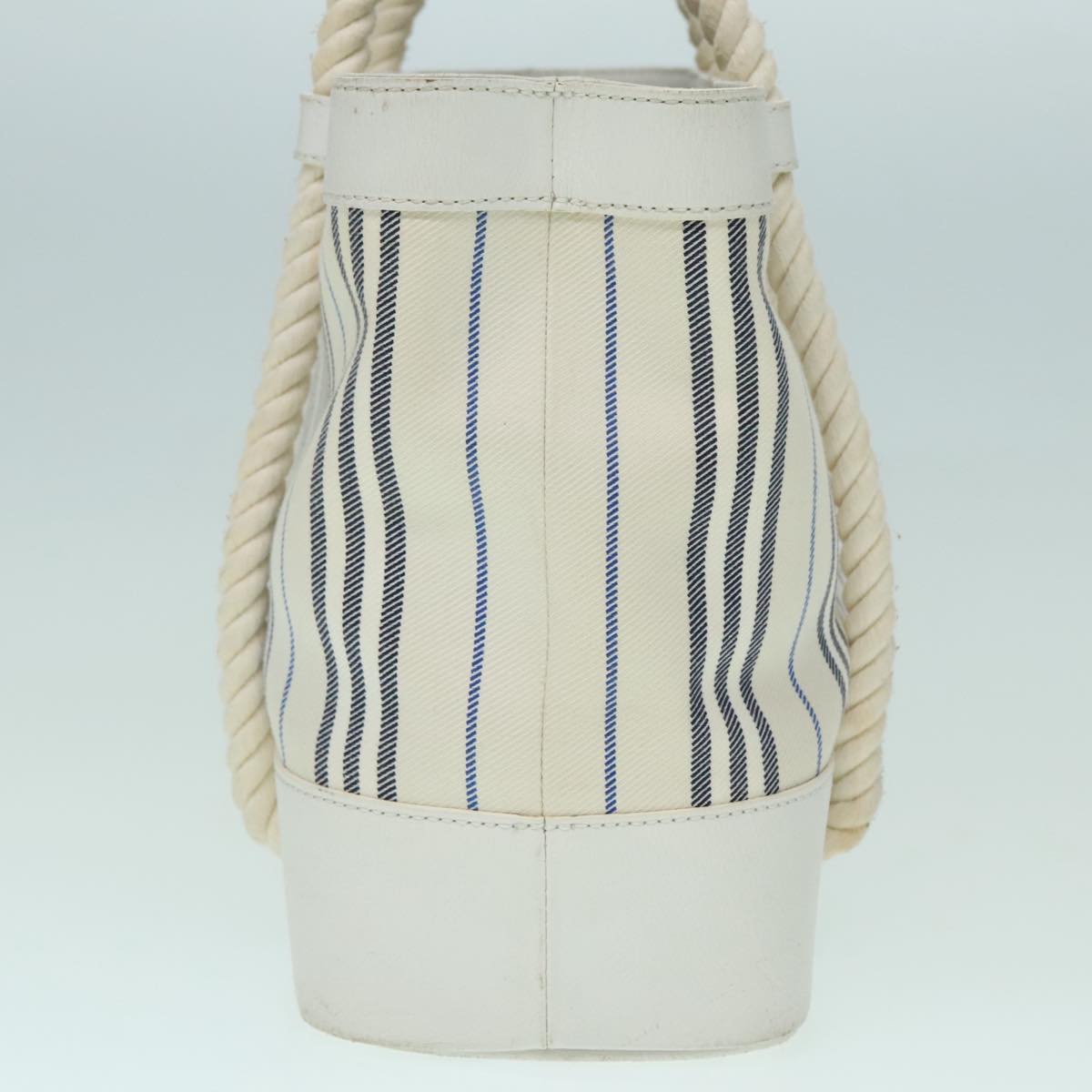 Burberry White Canvas Handbag ( )