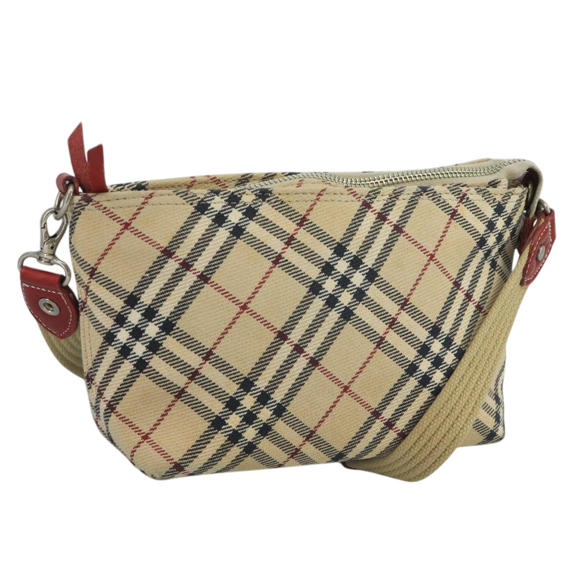 Burberry Nova Check Beige Canvas Shoulder Bag ( )