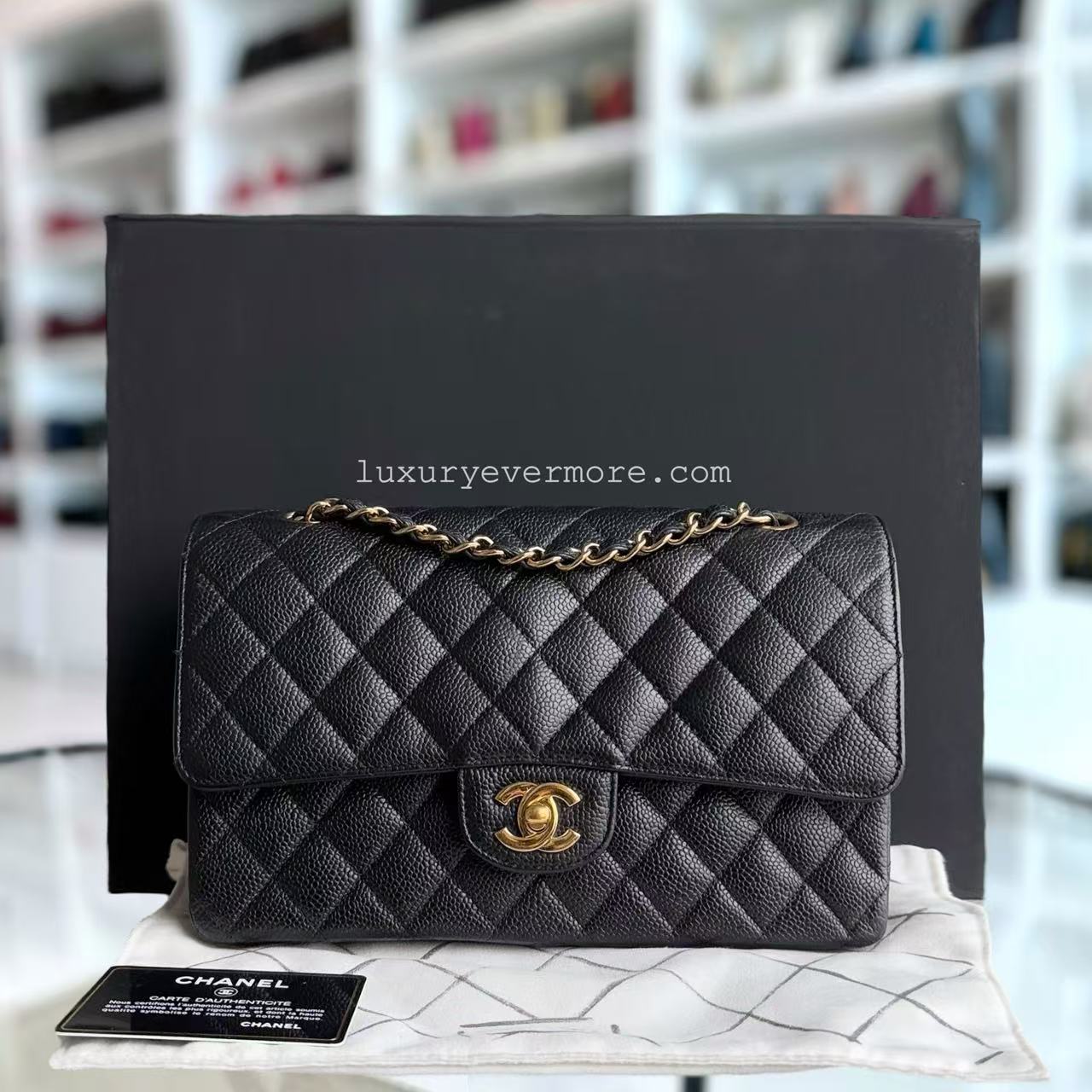 Chanel Classic Flap Medium Shoulder Bag - EworeBags