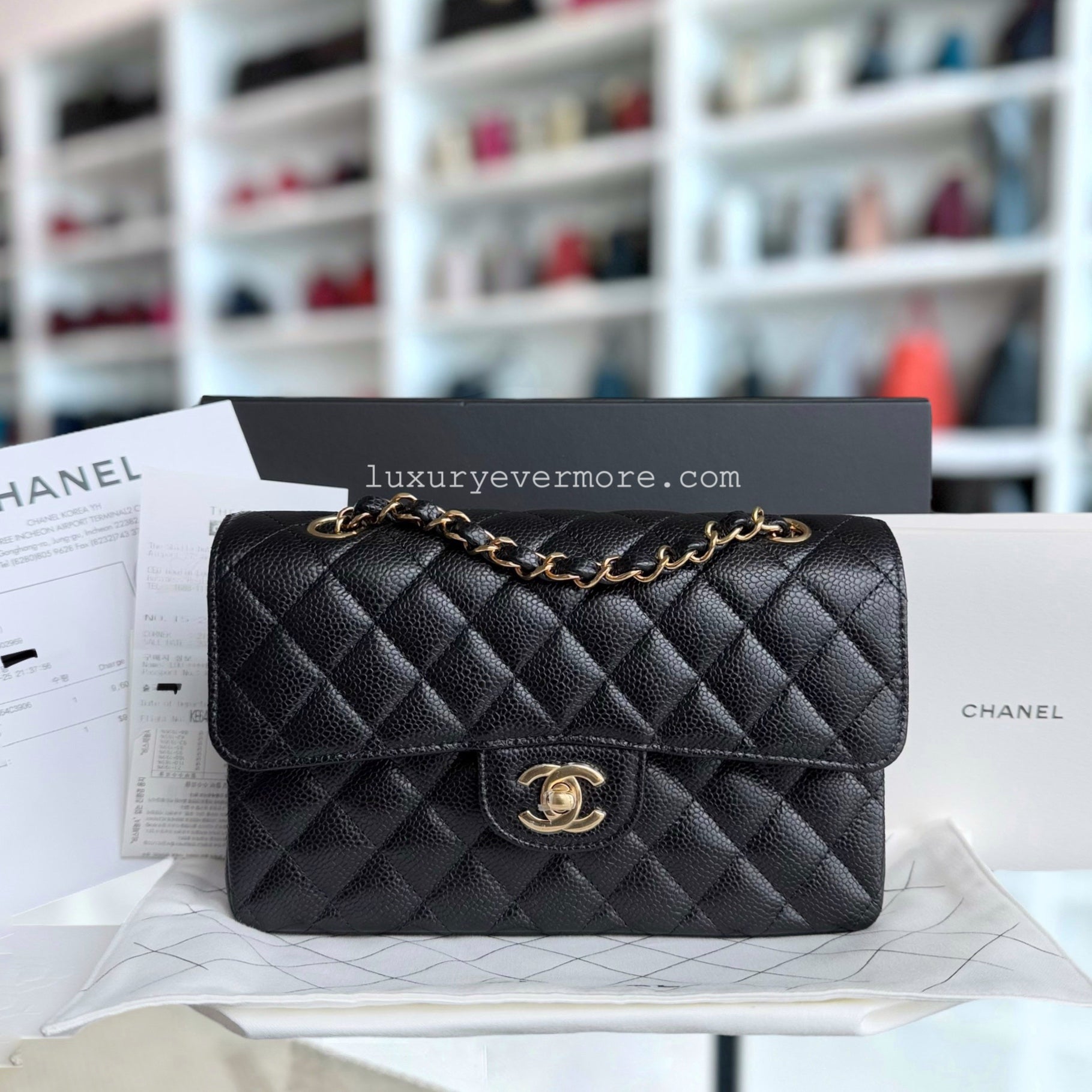 Chanel Classic Flap Small Shoulder Bag - EworeBags