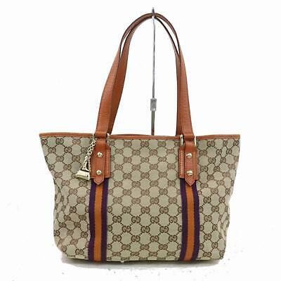 Gucci Brown Canvas Tote Style 5