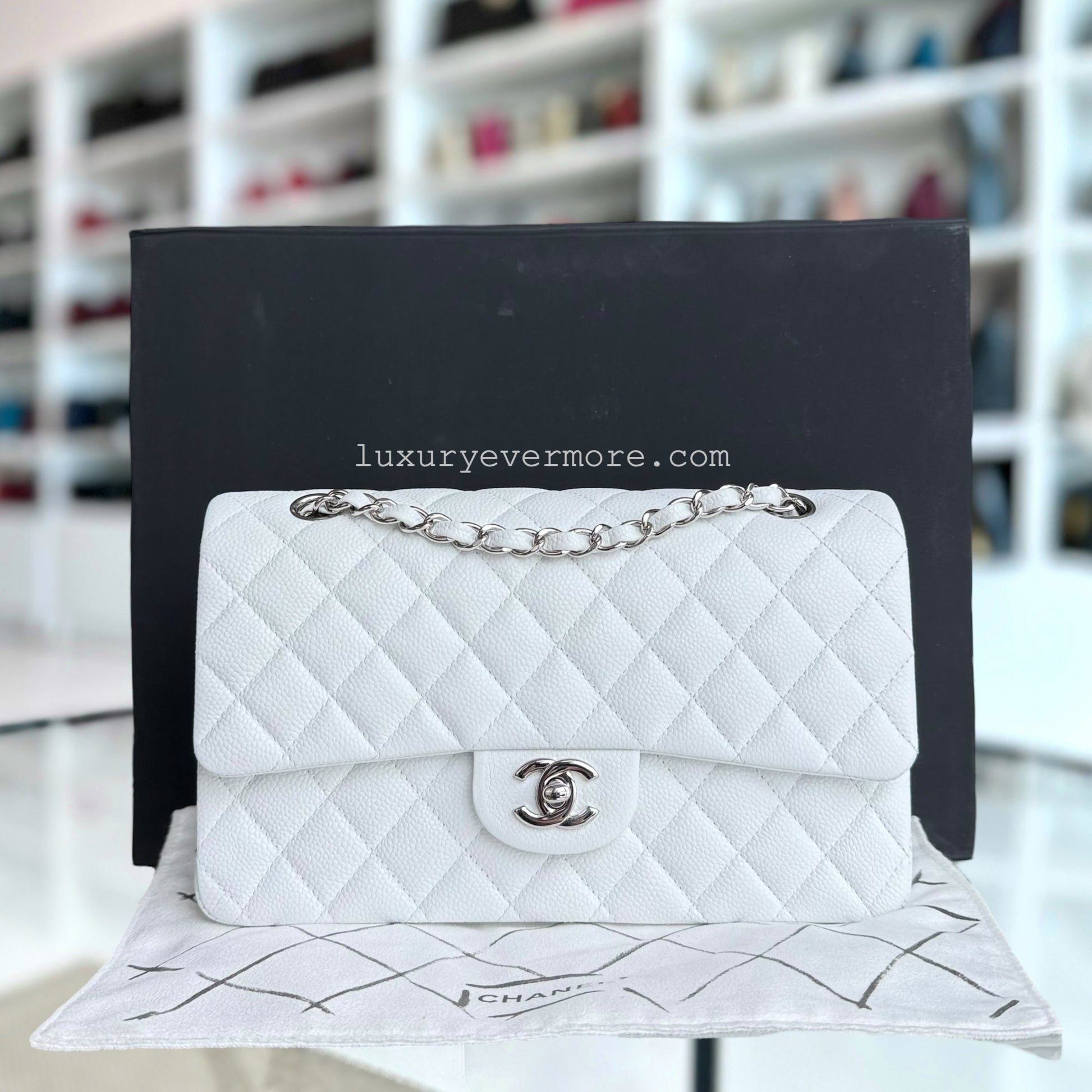 Chanel Classic Flap Medium Shoulder Bag - EworeBags