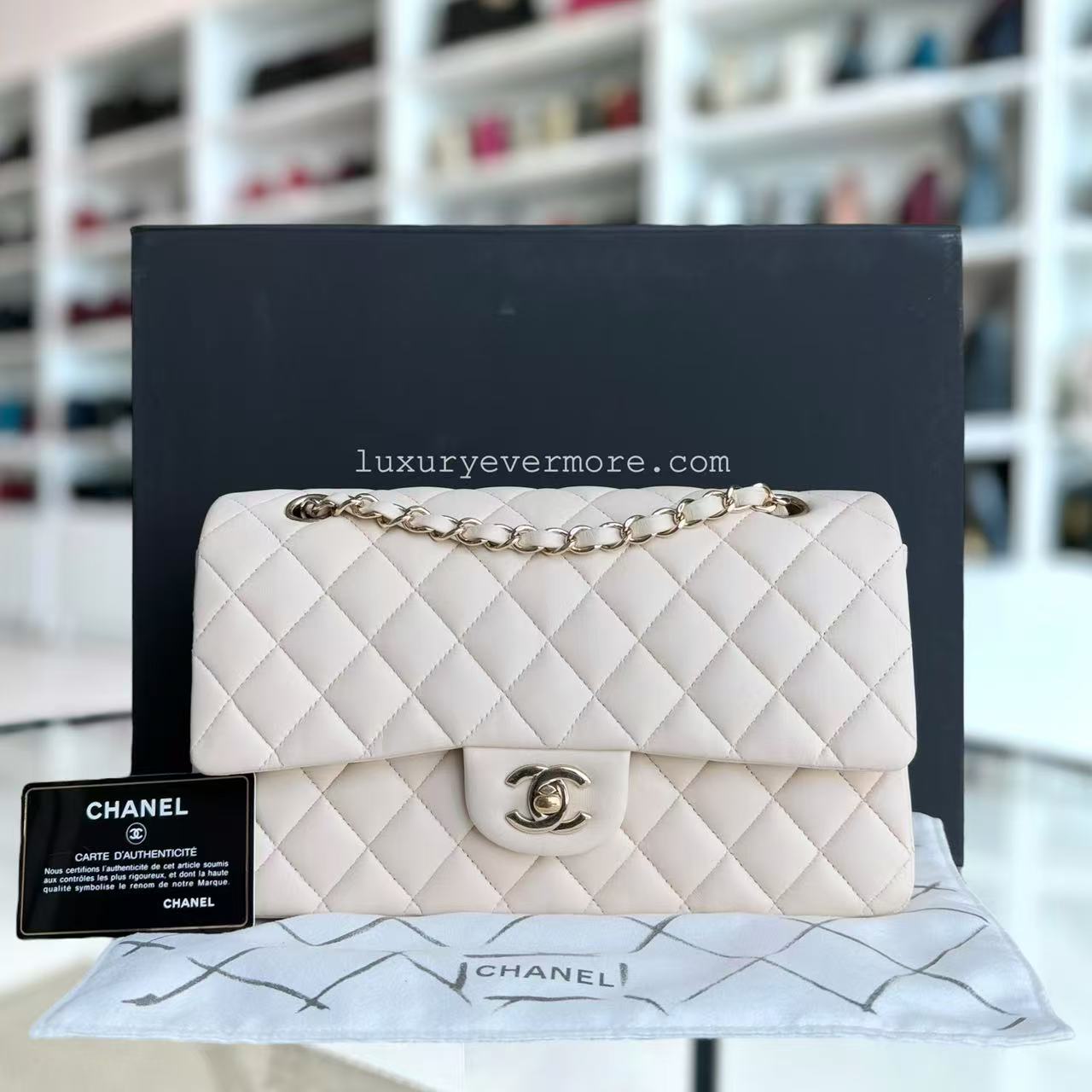Chanel Classic Flap Medium Shoulder Bag - EworeBags