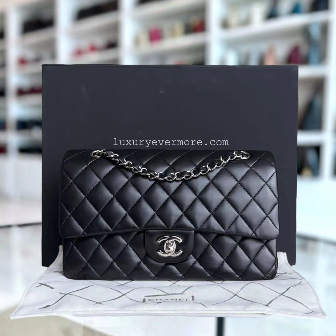 Chanel Classic Flap Medium Shoulder Bag - EworeBags